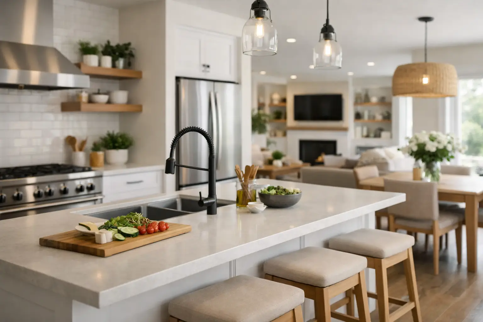 Open Concept Kitchen Ideas That Work Harder