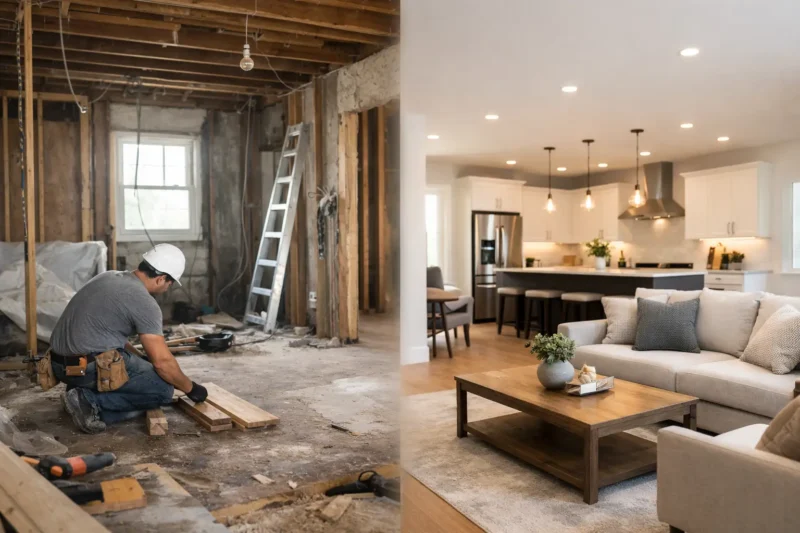 Before and After Home Remodel: What Changes Most