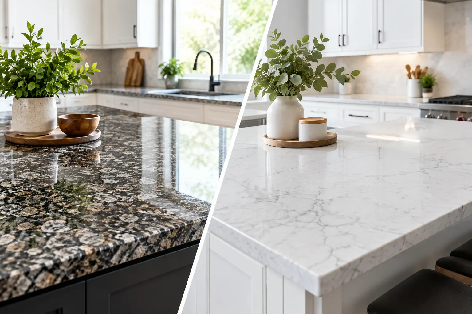 Granite Versus Quartz Countertops for Your Kitchen